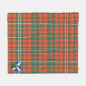 Couverture Polaire Scotts Scott Ancient Tartan Plaid (Devant (Horizontal))