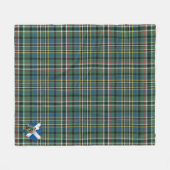 Couverture Polaire Scotts Scott Brown Tartan Plaid (Devant (Horizontal))