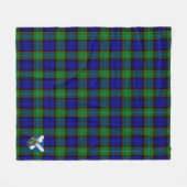 Couverture Polaire Scotts Sempill Tartan Plaid Moderne (Devant (Horizontal))