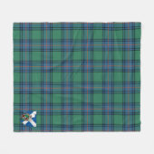 Couverture Polaire Scotts Shaw Ancien Tartan Plaid (Devant (Horizontal))