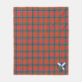 Couverture Polaire Scotts Sinclair Ancien Tartan Plaid (Devant)