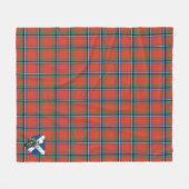 Couverture Polaire Scotts Sinclair Ancien Tartan Plaid (Devant (Horizontal))