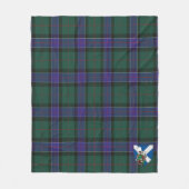 Couverture Polaire Scotts Sinclair Chasse Moderne Tartan Plaid (Devant)