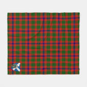 Couverture Polaire Scotts Skene Modern Tartan Plaid (Devant (Horizontal))