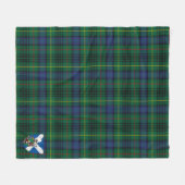 Couverture Polaire Scotts Stewart Chasse Moderne Tartan Plaid (Devant (Horizontal))