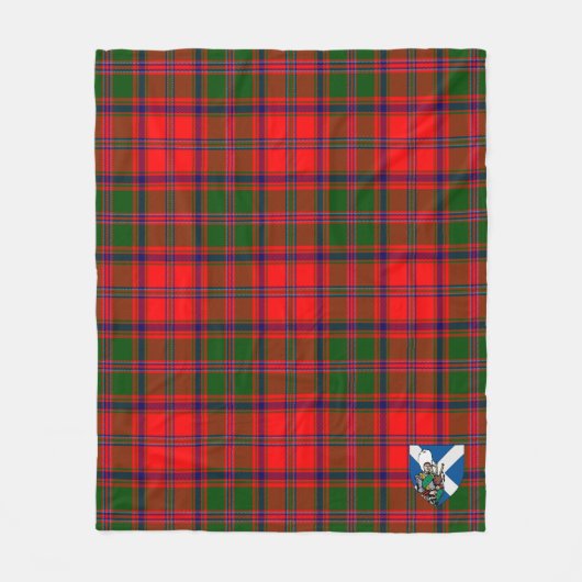 Couverture Polaire Scotts Stewart d'Appin Modern Tartan Plaid (Devant)
