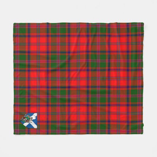 Couverture Polaire Scotts Stewart d'Appin Modern Tartan Plaid (Devant (Horizontal))