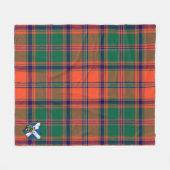 Couverture Polaire Scotts Stewart d'Appin Tartan Plaid (Devant (Horizontal))