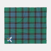 Couverture Polaire Scotts Stewart Old Ancient Tartan Plaid (Devant (Horizontal))
