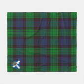 Couverture Polaire Scotts Stewart Old Modern Tartan Plaid (Devant (Horizontal))