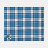 Couverture Polaire Scotts Strathclyde District Tartan Plaid (Devant (Horizontal))