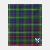 Couverture Polaire Scotts Sutherland Patiné Tartan Plaid (Devant)