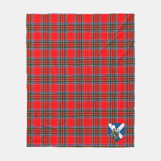 Couverture Polaire Scotts Tartan Tartan Plaid (Devant)