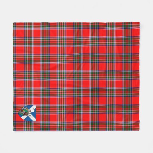 Couverture Polaire Scotts Tartan Tartan Plaid (Devant (Horizontal))