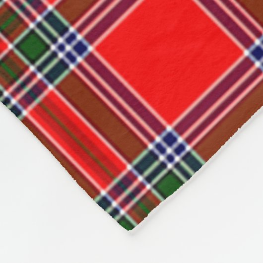 Couverture Polaire Scotts Tartan Tartan Plaid (Coin)