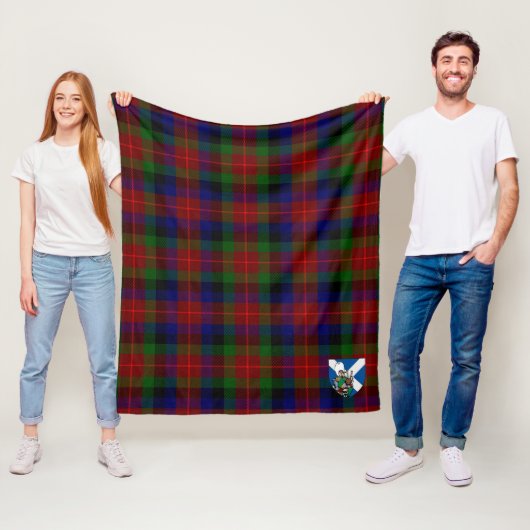 Couverture Polaire Scotts Tennant Tartan Plaid (En situation)