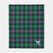 Couverture Polaire Scotts Urquhart Large Rouge Ancien Tartan Plaid (Devant)
