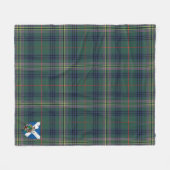 Couverture Polaire Scotty Kennedy Modern Tartan Plaid (Devant (Horizontal))