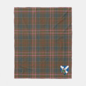 Couverture Polaire Scotty Kennedy Patiné Tartan Plaid (Devant)