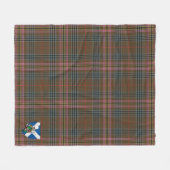 Couverture Polaire Scotty Kennedy Patiné Tartan Plaid (Devant (Horizontal))