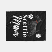 Couverture Polaire Scotty Scottie Dog Maman (Devant (Horizontal))