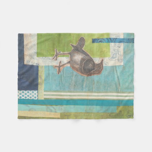 Couverture Polaire Scrapbook Avian I (Devant (Horizontal))