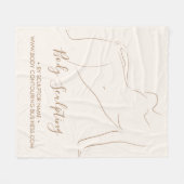 Couverture Polaire Script Body sculpting contouring tanning esthetic (Devant (Horizontal))