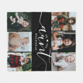 Couverture Polaire Script manuscrit Love You Tante (Nom) 6-Photo (Devant (Horizontal))