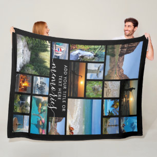 Couverture Polaire Scripts de collection de 19 photos modernes MEMORI