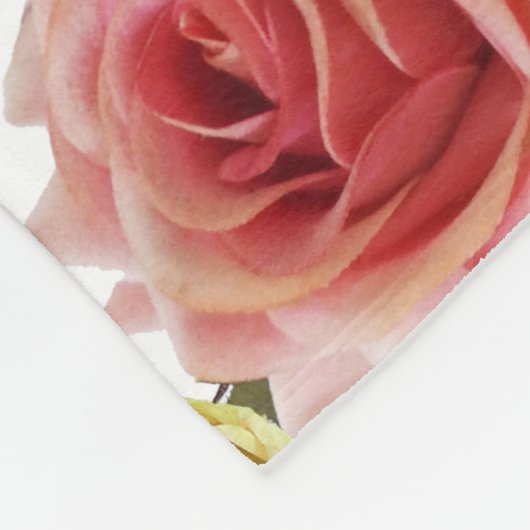 Couverture Polaire Scripture Psaume 9, Floral (Coin)