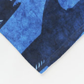 Couverture Polaire Se câliner avec quelques requins Drôle Fondu Bleu (Coin)