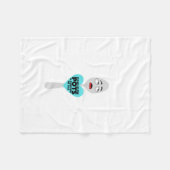 Couverture Polaire Se Tenir Pour Pots Blanche En Toison (Devant (Horizontal))