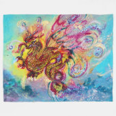 Couverture Polaire SEA DRAGON Aqua Imaginaire bleu (Devant (Horizontal))