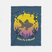 Couverture Polaire Sea Underwater Ocean Fish Beach Personnaliser (Devant)