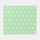 Couverture Polaire Seafoam Mandala (Devant (Horizontal))