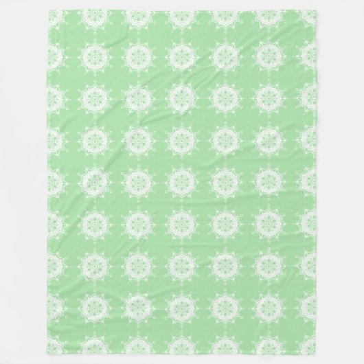 Couverture Polaire Seafoam Mandala (Devant)