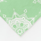 Couverture Polaire Seafoam Mandala (Coin)