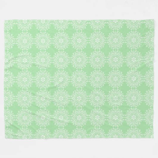 Couverture Polaire Seafoam Mandala (Devant (Horizontal))