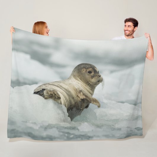 Couverture Polaire Seal bébé doux (En situation)