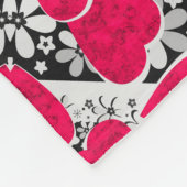 Couverture Polaire Seamless abstract mandala hearts bright round orna (Coin)