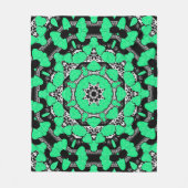 Couverture Polaire Seamless abstract mandala hearts bright round orna (Devant)