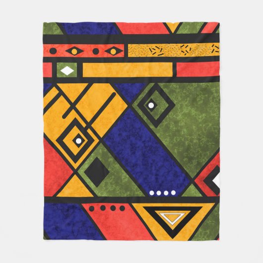 Couverture Polaire Seamless african ethno traditional texture pattern (Devant)