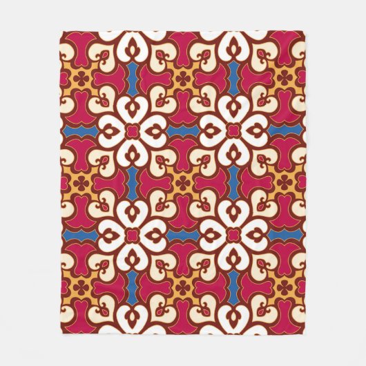 Couverture Polaire Seamless arabic pattern - based on ottoman traditi (Devant)