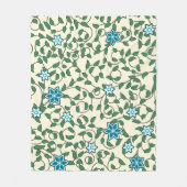 Couverture Polaire Seamless floral pattern on beige background (Devant)