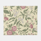Couverture Polaire Seamless pattern. Beautiful fabric blooming realis (Devant (Horizontal))