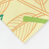 Couverture Polaire Seamless pattern with autumn leaves  (Coin)