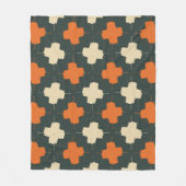 Couverture Polaire Seamless pattern with bright geometric elements on (Devant)