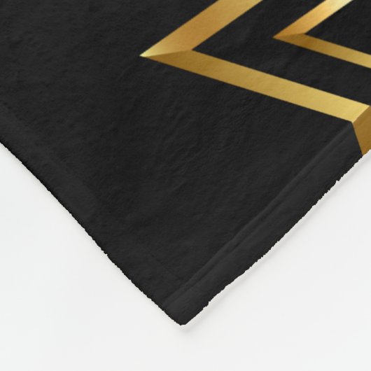 Couverture Polaire Seamless pattern with Golden Stars (Coin)