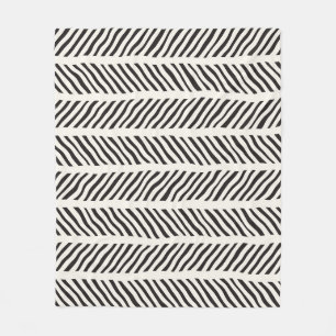 Couverture Polaire Seamless pattern with hand drawn brush strokes. In