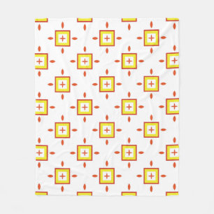 Couverture Polaire Seamless pattern with squares Abstract background 